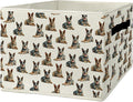 Australian Cattle Dog Gifts Storage Bins & Boxes with Handles, Australian Cattle Dog Foldable Basket for Organizing, Pet Lover Gifts Collapsible Storage Basket for Bedroom Bathroom Clothes Toys
