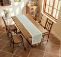 Table Runners 138 Inches,Waterproof Boho Table Runner with Tassel Fringe,Table Runner for Party Coffee Table