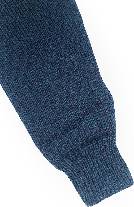 Aran Crafts 1/4 Zip Plain Sweater 100% Wool, Made in Ireland