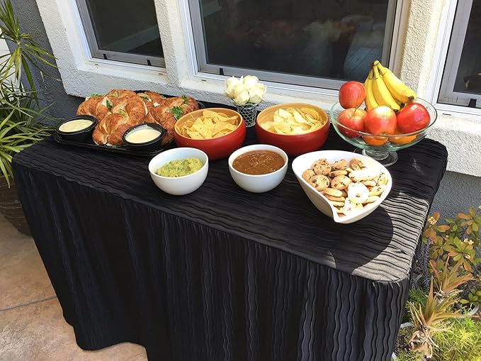 The Folding Table Cloth 4 Foot Black 24x48x29
