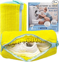 3-IN-1 Laundry & Shoe Washing Machine Bag Kit : Laundry Shoe Bag for Washer and Dryer,Reusable Shoe Cleaning Bag for Sneakers,Tennis,Self-locking Zipper & Microfiber,Include 3 Laundry Bag & 2 Shoe Bag