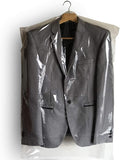100 PCS Dry Cleaner Bags Plastic Clear 35.4 Inches Can be Hung Transparent Clothes Dust Cover