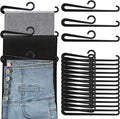 100 Pcs Plastic Scarf Hanger with Curved Bar 7.9" Scarf Display Hooks Hangers Retail Scarf Hanger Black Short Neck Hangers for Boutiques Shops and Vendor Shows Scarf Tights Leggings
