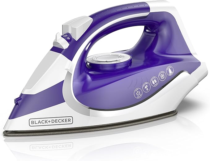 BLACK+DECKER ICL500 Light ‘N Go Cordless Iron, Purple