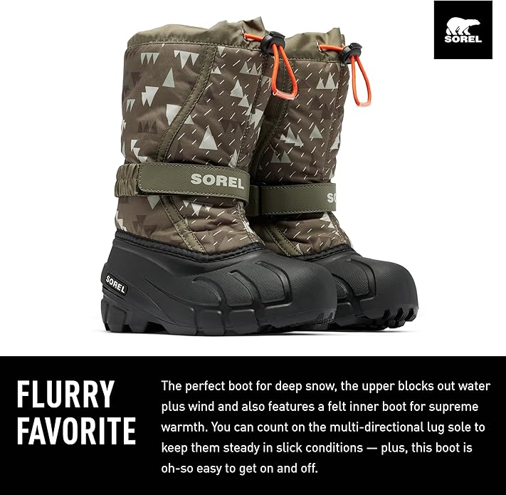 SOREL - Youth Flurry Winter Snow Boots for Kids