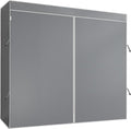VIPEK Cover ONLY for V4S/V5 Medium/V30/V5i Medium Garment Rack, Upgarded Polyester Dustproof Cover Clothing Rack Cover with Zipper, 57.9" L X 17.3" W X 74.8" H, Grey