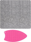 HARFINGTON Wool Pressing Mat 14" x 13" Wool Ironing Pad Sewing Notions for Crafts Quilter Quilting