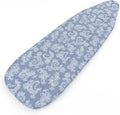 Encasa XO Ironing Board Cover with 4mm Extra Thick Felt Pad for Steam Press – Blue - (Fits Standard Boards of Medium, 42"x14") Elastic Fitting, Heat Reflective, Protective