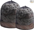 2 Pack Mesh Laundry Bags, Large Laundry Drawstring Bag Heavy Duty Large Mesh Laundry Bag with Drawstring Closure for College, Dorm, Travel, Family and Apartment Dwellers, Black