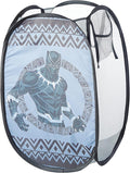 Idea Nuova Marvel Black Panther Pop Up Hamper with Durable Carry Handles, 21'' H x 13.5'' W X 13.5'' L