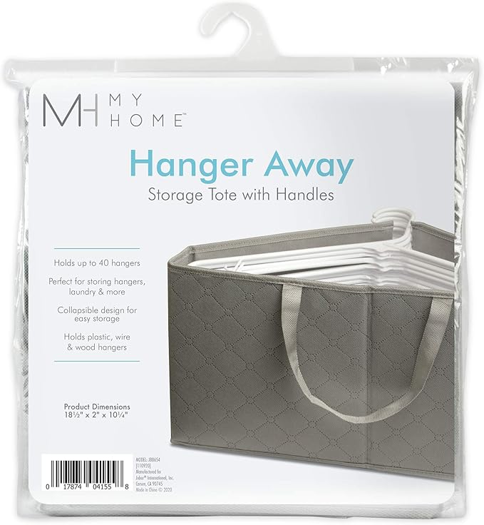 IdeaWorks Home Away-Organize and Store Perfect for Hangers, Laundry, and More, JB8654