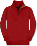Gioberti Kids and Boys 100% Cotton Button Down Collar Knitted Pullover Sweater