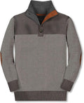 Gioberti Kids and Boys 100% Cotton Button Down Collar Knitted Pullover Sweater