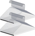 50 Pcs Dry Cleaner Hangers with Tubes - 16" Wire Hangers Bulk for Pants Caped Suit & Strut Home or Dry Cleaners (Silver)