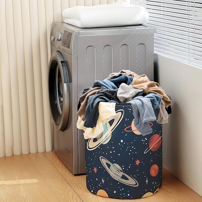 Clothes Blankets Towel and Toy Storage Bag for Bedroom,Laundry Basket With Handles,Dirty Clothes Hamper For Bathroom,Living Room Closet Organizer