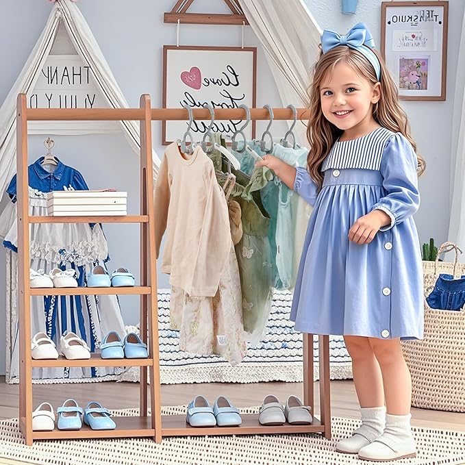 100Pack Baby Hangers for Closet Adjustable, 11~14inch Extendable & Stackable Kids Hangers, Non-Slip Plastic Kid Hangeres, Toddler Hangeres for Infant Baby Toddler Children Nursery Teen