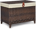 Wicker Storage Basket with Lid,Rattan Shelf Basket with Removable Liner Bag,160L Storage Bin,Storage Trunk with Heightened Feet,Storage Container for Wardrobe,Home Organizer