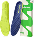 Shoe Insoles for Men Women with Memory Foam, Work Insoles for Standing All Day, Trim to Fit Work Boot Insoles, Slim Breathable Cushion Shoe Insoles