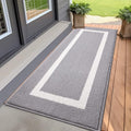 OLANLY Indoor Door Mat, 47x20, Non-Slip Absorbent Resist Dirt Entrance Mat, Washable Low-Profile Inside Entry Doormats for Entryway, Grey