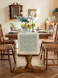 Table Runners 107 Inches,Waterproof Boho Table Runner with Tassel Fringe,Table Runner for Party Coffee Table