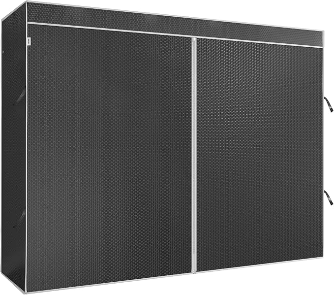 VIPEK Cover ONLY for V5/ V10/ S3/ V6E/ V3C/ V5L/ V10i/ S3i/ V5L i1 Garment Rack, Upgarded Polyester Dustproof Cover Clothing Rack Cover with Zipper, 70.1" L X 17.3" W X 74.8" H, Black