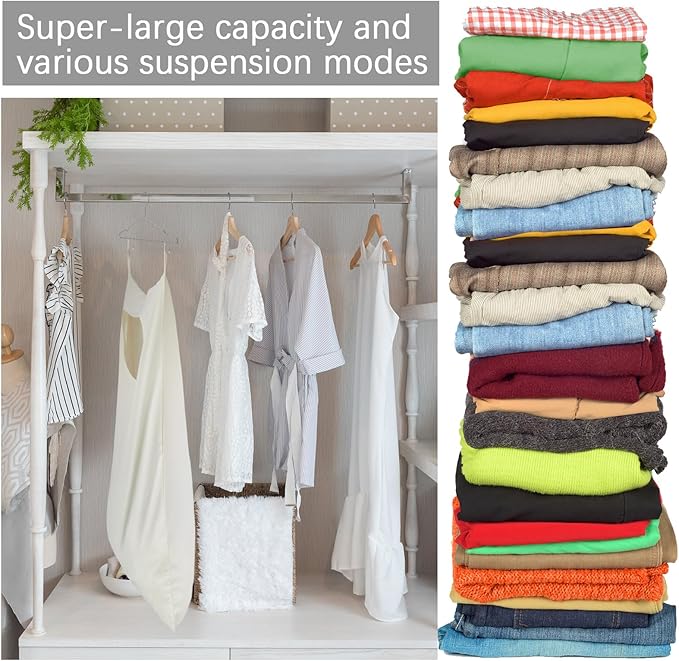 2 Pcs Large Hanging Laundry Hamper Bag 28 x 35 in Over The Door Hamper Space Saving Hanging Laundry Bag Basket with Hooks for Wall Dirty Clothes Storage RV Room, 2 Color