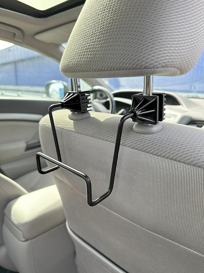 HICE Hanger Headrest Mount | for Body Armor, Tactical, Police, Military Gear, Scuba, Survival Equipment (Headrest Mount)