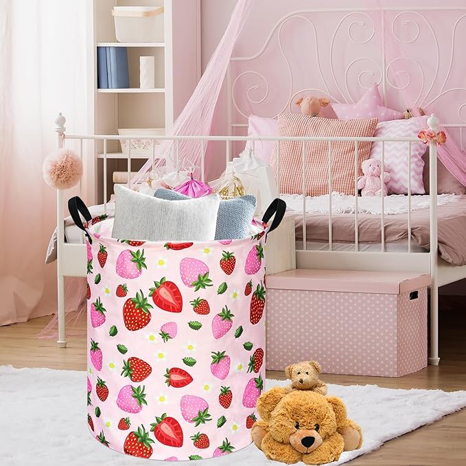 Girls Storage Basket Room Decor Organzer Bins Kids Laundry Hamper Nursery Hamper Gift Baskets for Home,Office