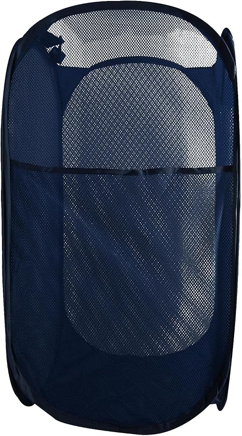 La Mart Pop-Up Hamper - 520 - Navy