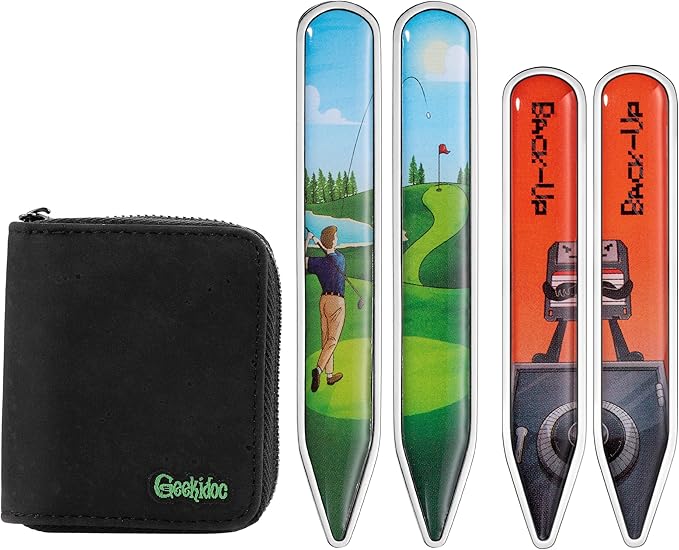 Stainless Steel Collar Stays for Men | Collar Insert Set Made with Surgical Grade Stainless Steel