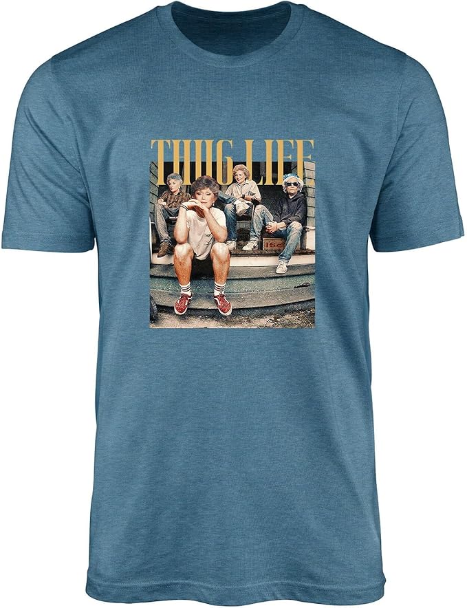 Stay Golden Graphic T-Shirt for Women - Thug Life - Comfortable Cotton Blend Tee - Standard Fit Short Sleeve Top