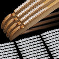 350 Pcs Non Slip Rubber Clothes Hanger Grips Adhesive Clothing Hanger Grip 2.8 x 0.2 Inch Clothes Hanging Accessories with Fins Strips Grippers for Home Stores Use (Clear)