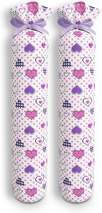 Boot Shaper Stands for Closet Organization - Keeps Them Shaped Properly - Many Patterns to Choose from - 1 Pair (Purple Hearts)