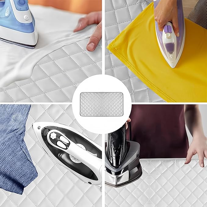 Zerodis Ironing Mat, Magnetic Mat Laundry Pad, Portable Foldable Anti‑Slip Ironing Blanket for Washer,Dryer,Table Top,Countertop