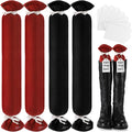 2 Pairs Boot Shaper Stands with 8 Labels Cotton Tall Boot Inserts for Closet Organization