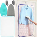Portable Ironing Mat for Table Top Large Over The Door Steamer Pad for Clothes Counter Ironing Board Heat Resistant Iron Mat Travel Steam Board 47.2x23.6in
