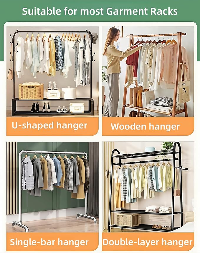 Clear Garment Rack Cover, Transparent Clothes Rack Cover with 2 Smooth Zipper, Dustproof and Waterproof Clothing Protector (XS:43.3''L x 20''W x 59''H)