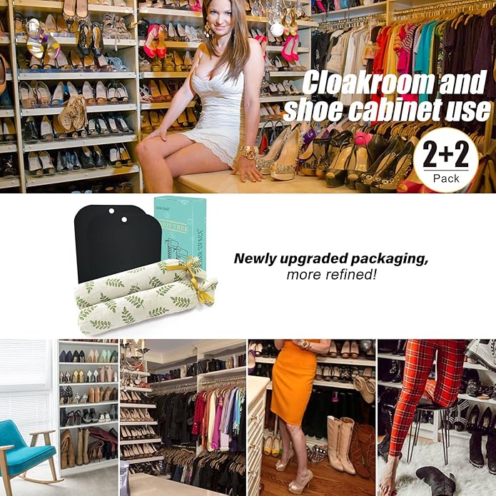Boot Shapers for Tall Boots Women,Boot Trees Cedar Freshner,Inserts Boots Support for Women 100% Cedar Wooden Sachets Bags