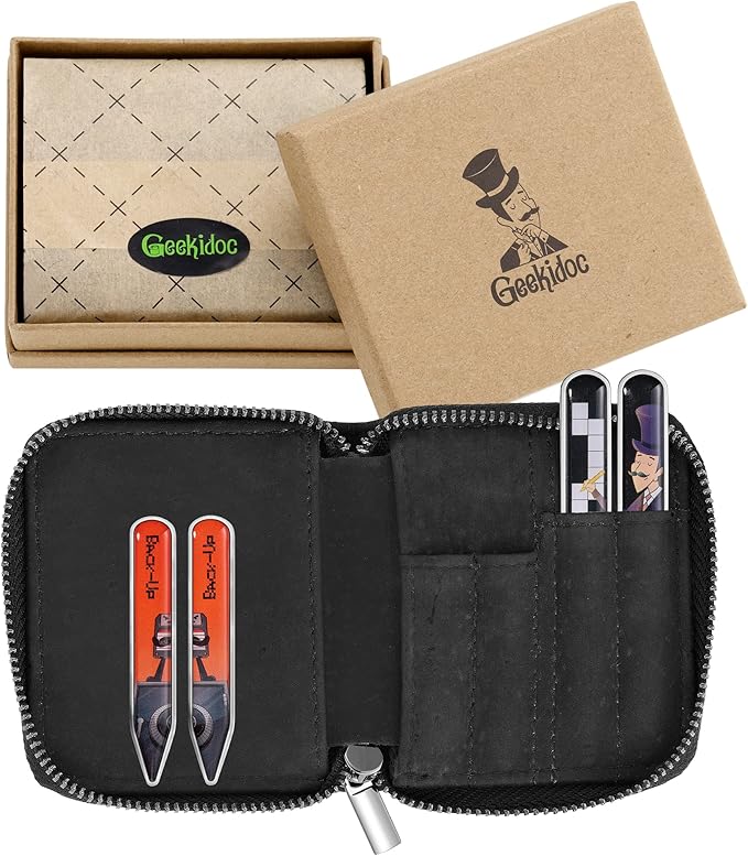 Stainless Steel Collar Stays for Men | Collar Insert Set Made with Surgical Grade Stainless Steel