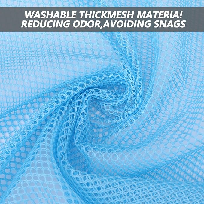 12 Pcs 24'' x 33'' Large Mesh Bags for Laundry, Wash bags, Sturdy Mesh Material Closed with Drawstring, Factory, University, Dormitory, Travel and Apartment Dweller, Color