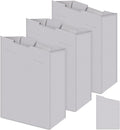 Windyun 3 Pcs Hypotenuse Laundry Sorter Replacement Bags Hamper Cart Removable Replacement Bags Laundry Storage Organizer Bag Hamper Liner, No Hooks 14.76 x 8.66 x 23.23/19.29 Inch(Gray)