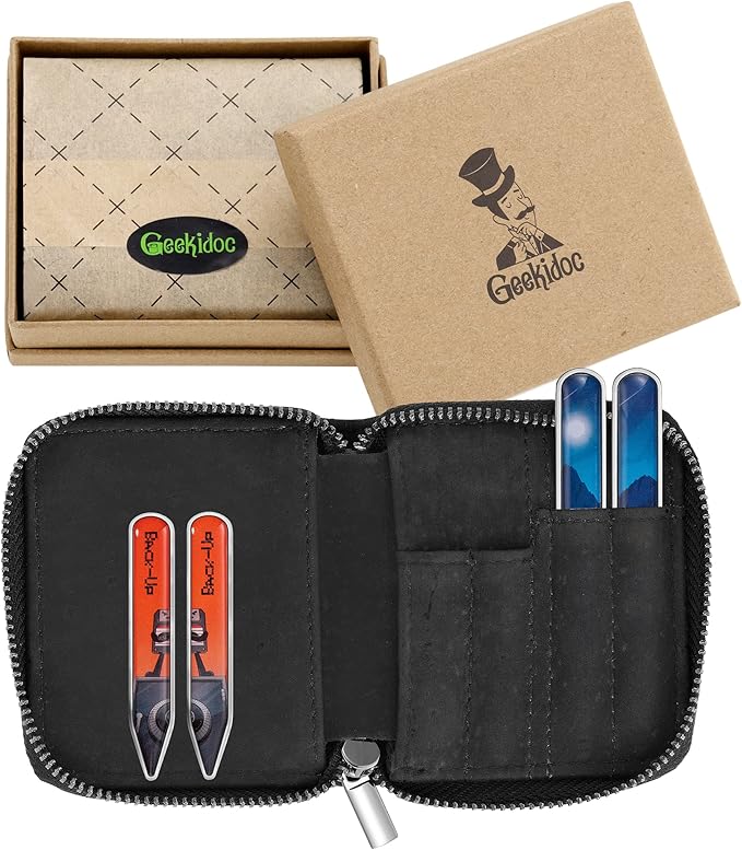 Stainless Steel Collar Stays for Men | Collar Insert Set Made with Surgical Grade Stainless Steel