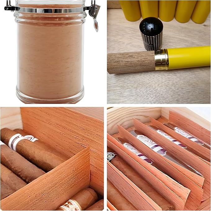 10 Pieces Spanish Cedar Wood Sheets for Cigar Humidor, Large Size 5.5"x8.2"x0.02" Easy to Cut and Manipulate, Thin Wood Chip for Dividing or Lighting Up Cigars, Wooden Sheets for Types of Humidors