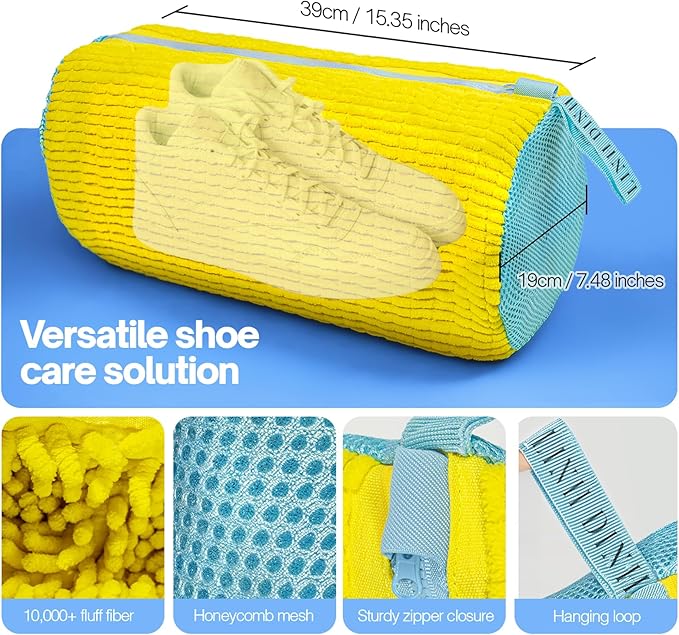 Shoe Washing Machine Bag Laundry Bags for Shoes Laundry Shoe Bag for Washer and Dryer Laundry Bag for Shoes Laundry Bags Mesh Wash Bags Sneaker Cleaner (2 Pcs + Sh Trees)