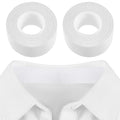 Jecery 2 Rolls 2 Rolls Sweat Pads Collar Protectors for Men Shirts, Disposable White Shirt Neck Tape, Dress Hat Collar Self Adhesive Invisible Liner Patch Against Sweat Stain (1.18 Inch)