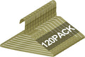 120 Pcs Wire Hangers Bulk 17.7" Dry Cleaner Hangers, Suit Holders for Home Caped Clothing (Gold)