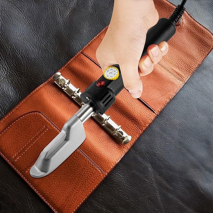 Portable Mini Iron, 110V Corded Mini Irons, Leather Clothes Shoes Mini Iron Adjustable 50-350℃ For Leather Fabric Shoes Bags Etc