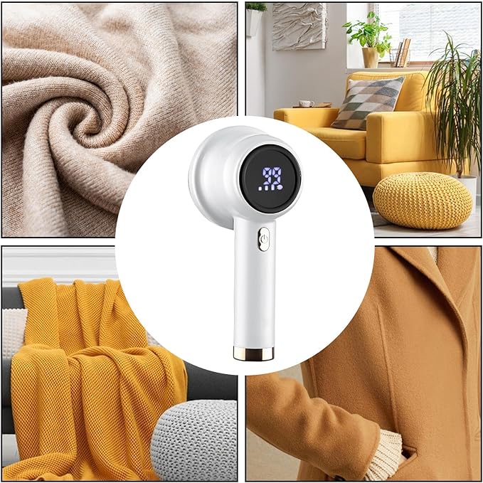 Electric Lint Remover for Clothes, USB Rechargeable Sweater Shaver, Pill Remover Fabric Shaver, Multifunctional Lint Remover, Removable Cover Lint Shaver, Fabric Shaver Coat Cushion Portable