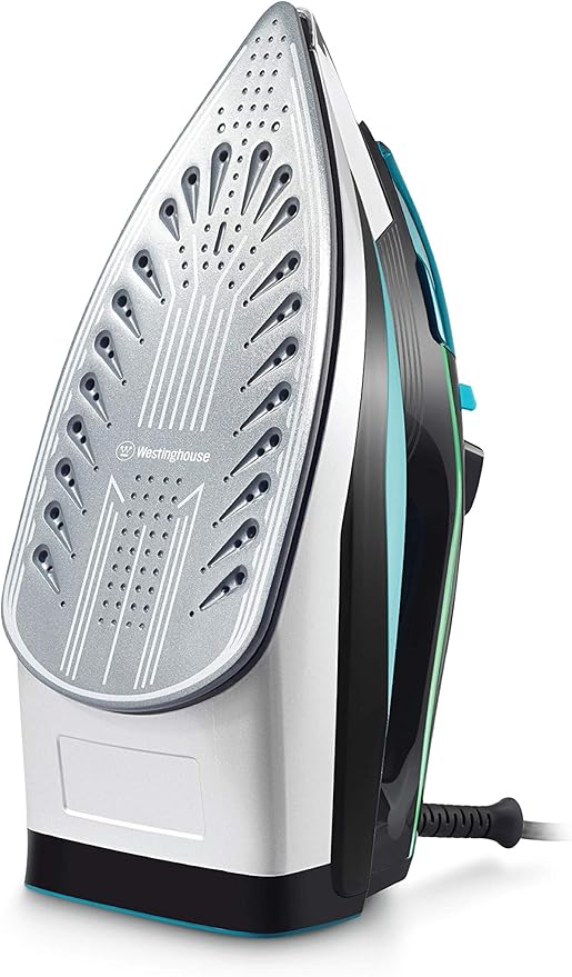 Westinghouse 220v Iron 2500 watts with Steam & Auto Shut Off 220 – 240 Volts 50/60 hz Bundle with Dynastar Plug Adapter (NOT for USA)