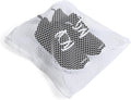 Smart Design Sneaker Dryer & Wash Bag w/ Elastic Straps - Durable Fabric - for Shoes, Clothing, & Laundry - Home Organization (15.5 x 15.5 Inch) [White]